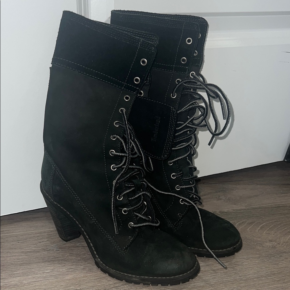 Timberland Women's Dark Lace-Up Boots